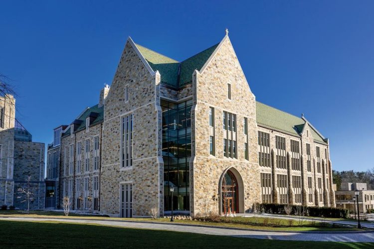 Teaser image showing the 245 Beacon Street building at Boston College.